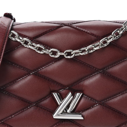 Louis Vuitton Lambskin Malletage GO-14 PM Bordeaux 10 of 10
