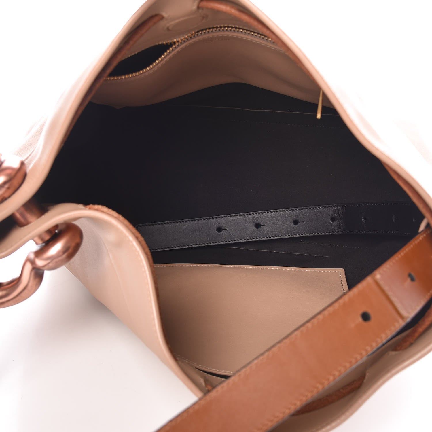 Tom Ford Calfskin Fisherman Hook Drawstring Hobo Bag Blush Nude 5 of 17