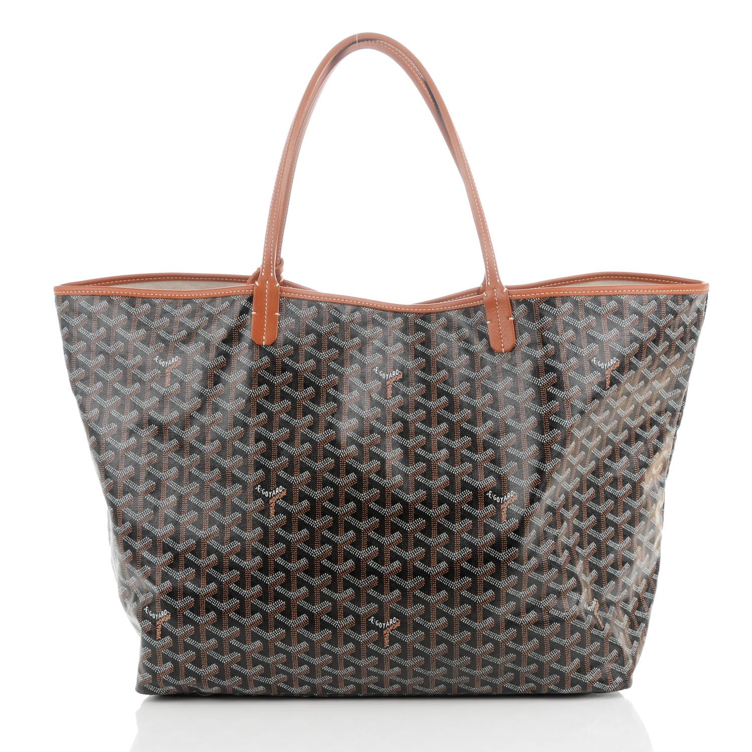 Goyard Goyardine Saint Louis GM Black Gold 3 of 9