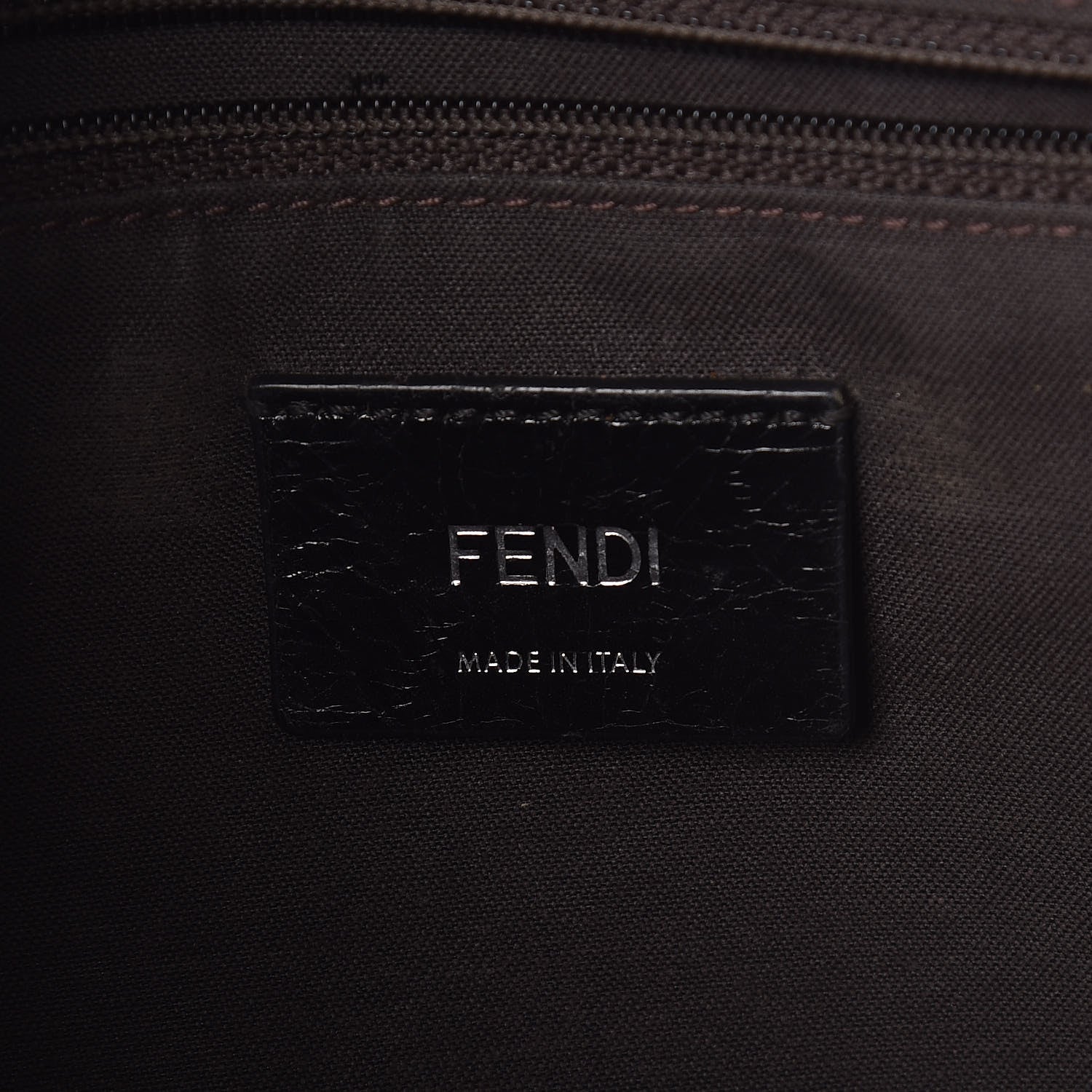Fendi Zucca Spalmati Messenger Black 6 of 14