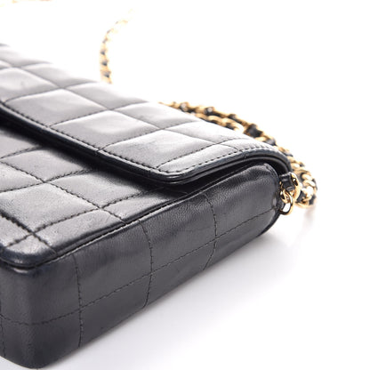 Chanel Lambskin East West Chocolate Bar Flap Black 14 of 15