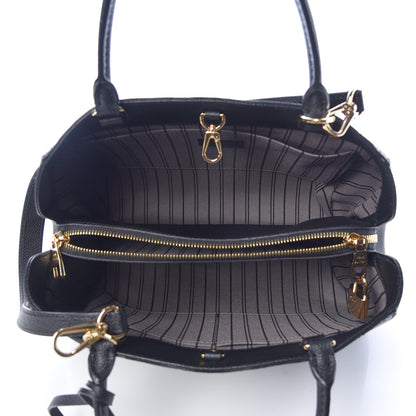 Louis Vuitton Empreinte Montaigne MM Black 6 of 10