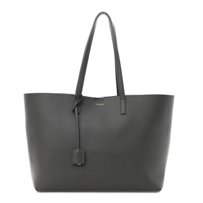 Saint Laurent Calfskin Large Shopping Tote Pebble 3 of 9