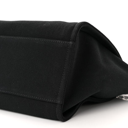 Chanel Canvas Pearl Medium Deauville Tote Black 10 of 10