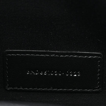 Saint Laurent Grain De Poudre Textured Mixed Matelasse Triquilt Monogram Clutch Black 7 of 8