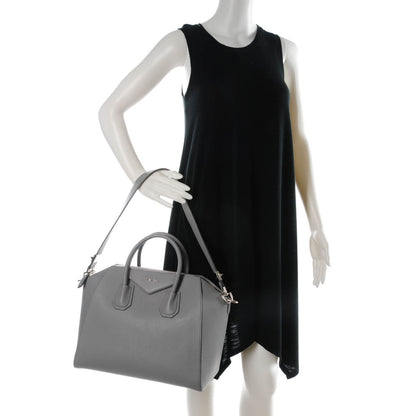 Givenchy Sugar Goatskin Medium Antigona Pearl Grey 2 of 9