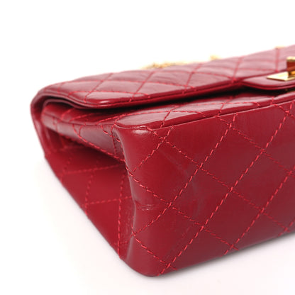 Chanel Aged Calfskin Quilted 2.55 Reissue 225 Flap Red 9 of 10