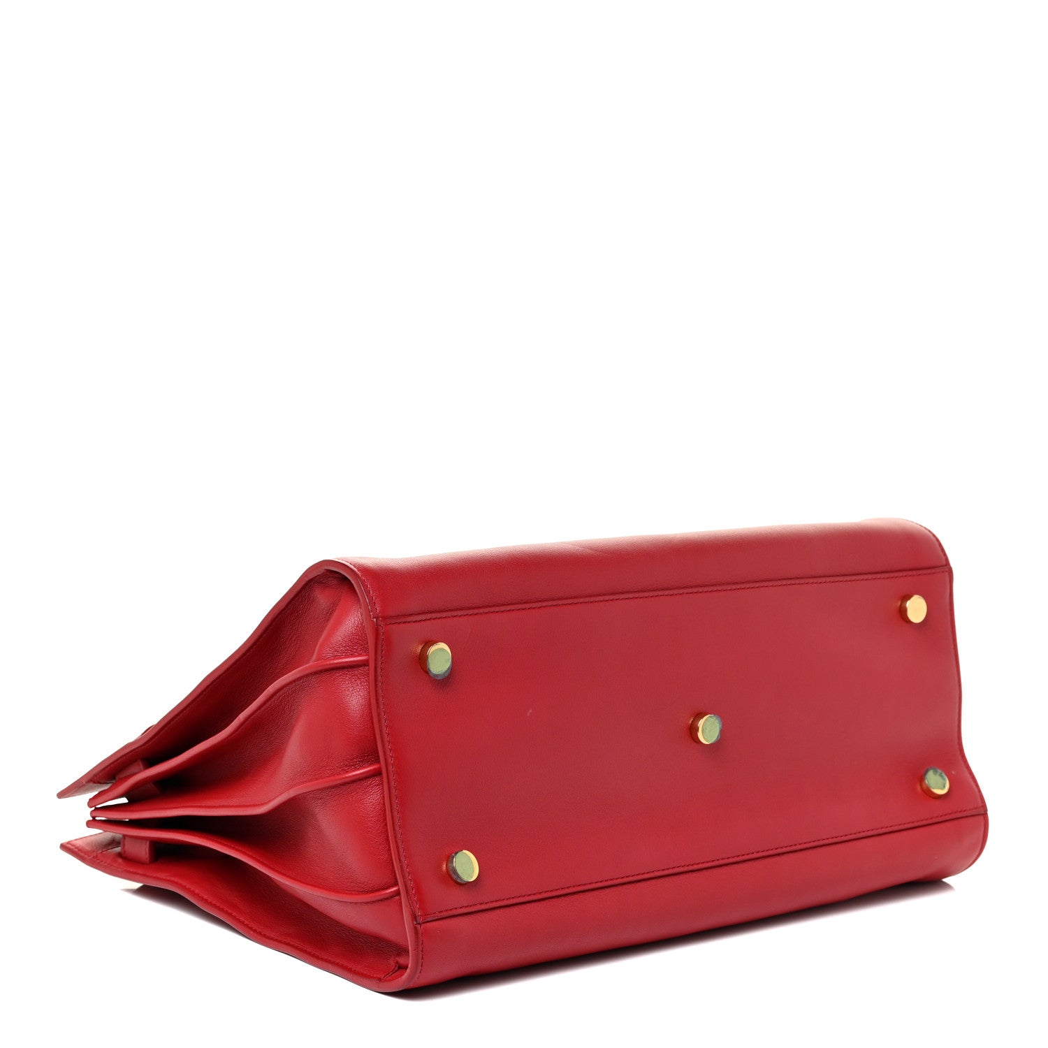 Saint Laurent Calfskin Small Sac De Jour Lipstick Red 4 of 25