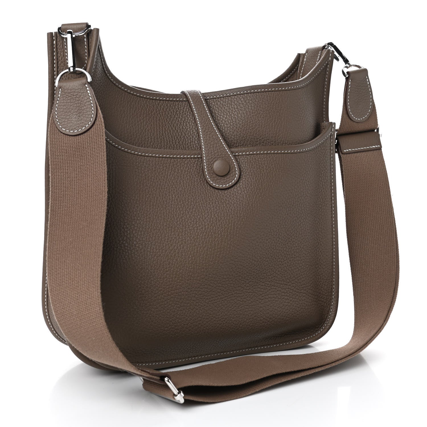 Hermes Taurillon Clemence Evelyne III PM Etoupe 2 of 4