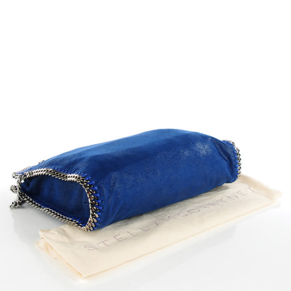 Stella McCartney Shaggy Deer Small Falabella Fold Over Tote Blue 4 of 9