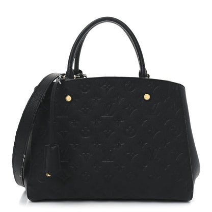 Louis Vuitton Empreinte Montaigne MM Black 1 of 11