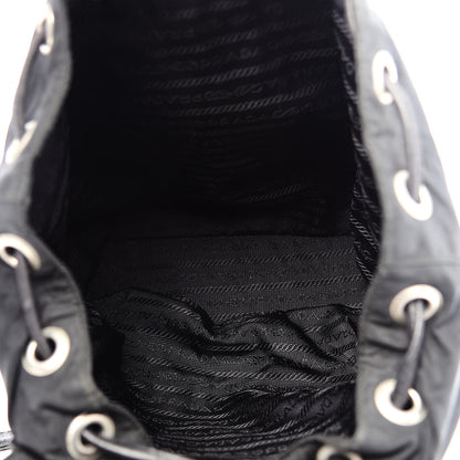 Prada Tessuto Nylon Vela Chain Backpack Black 4 of 9