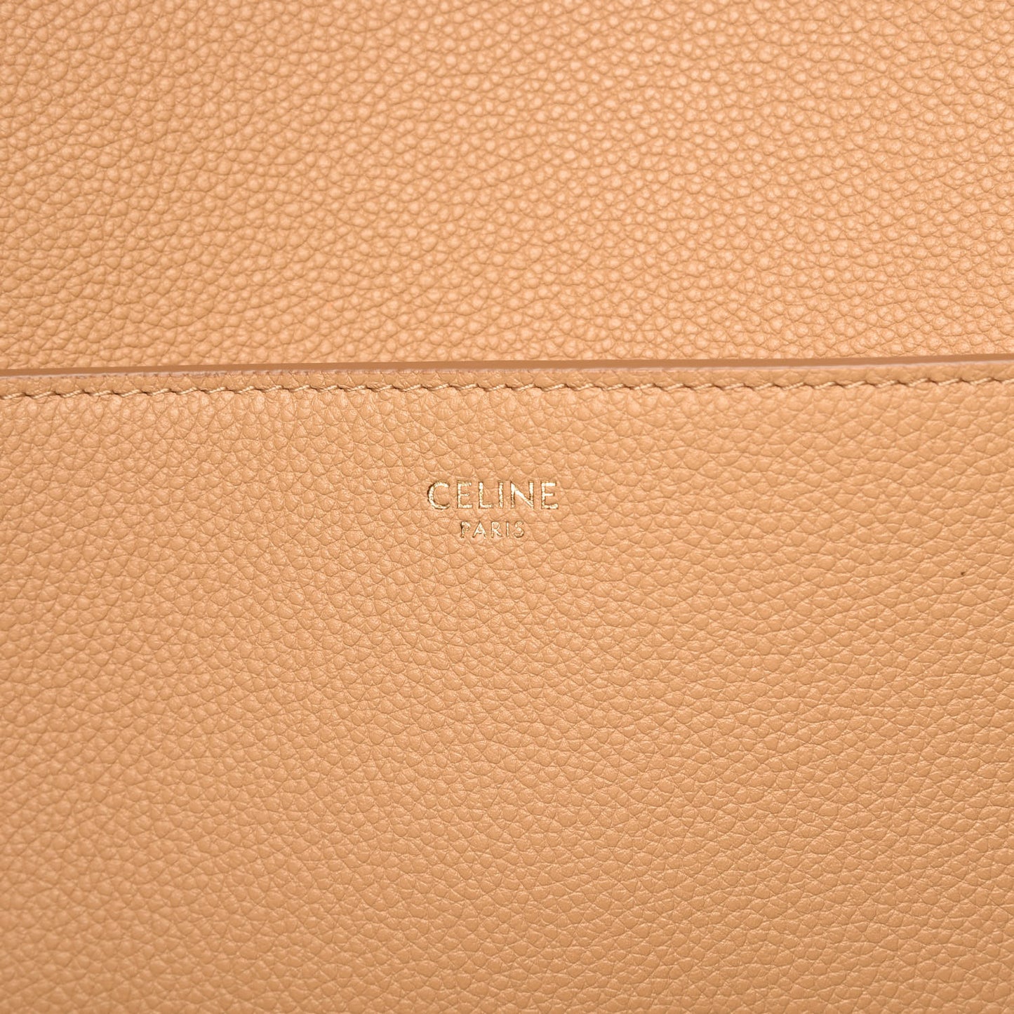 Soft Grained Calfskin Sangle Bucket Bag Cumin