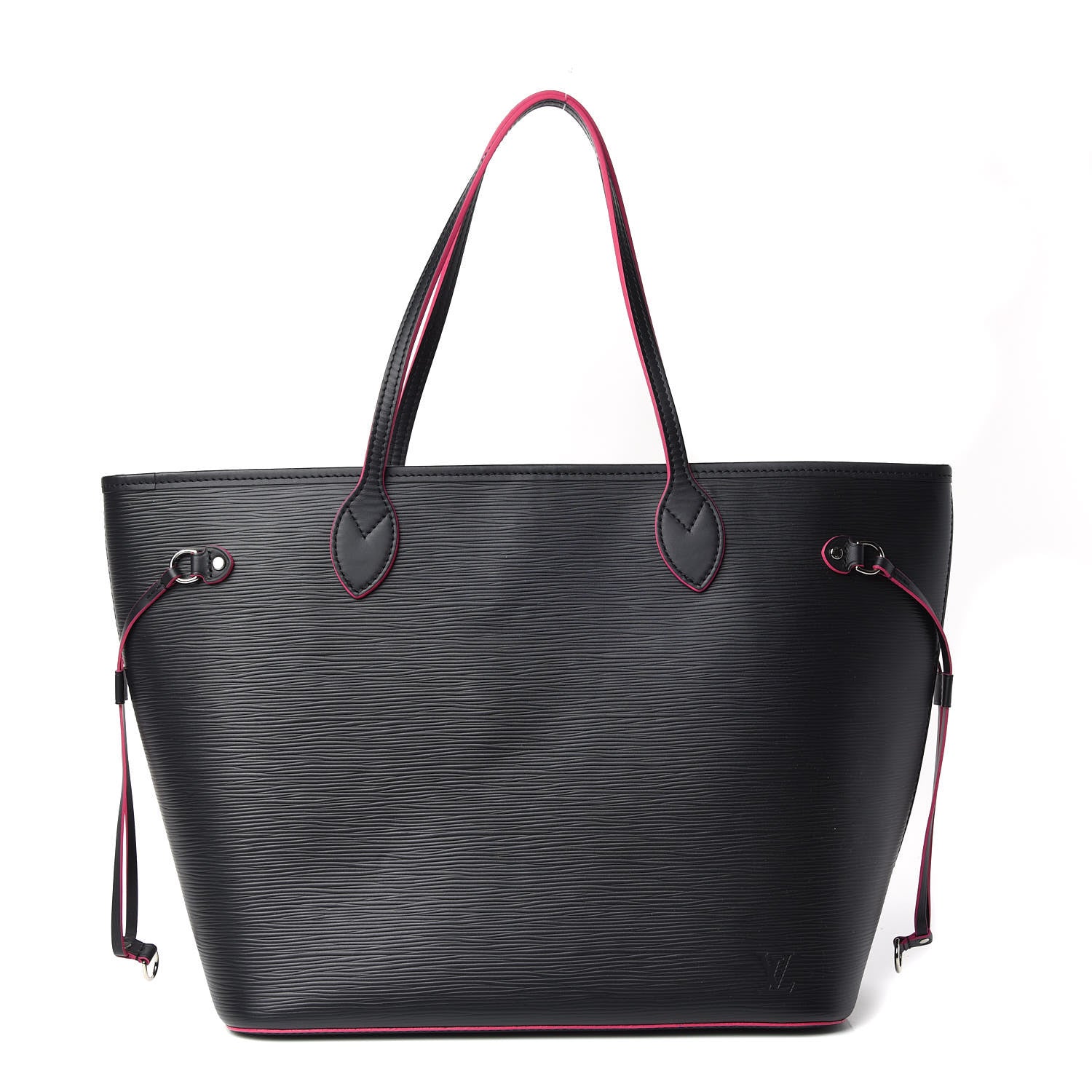 Louis Vuitton Epi Neverfull MM Black Hot Pink 1 of 8