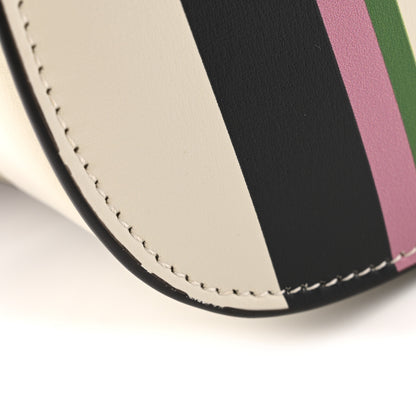 Gucci Calfskin Web Geometric Print Small Bamboo 1947 Top Handle Bag White Multicolor 13 of 13