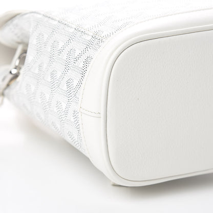 Goyard Goyardine Calfskin Mini Alpin Backpack White 8 of 9
