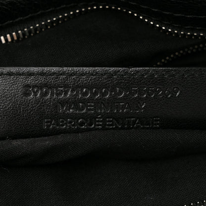 Balenciaga Chevre Silver Metallic Edge Hardware Velo Black 8 of 11