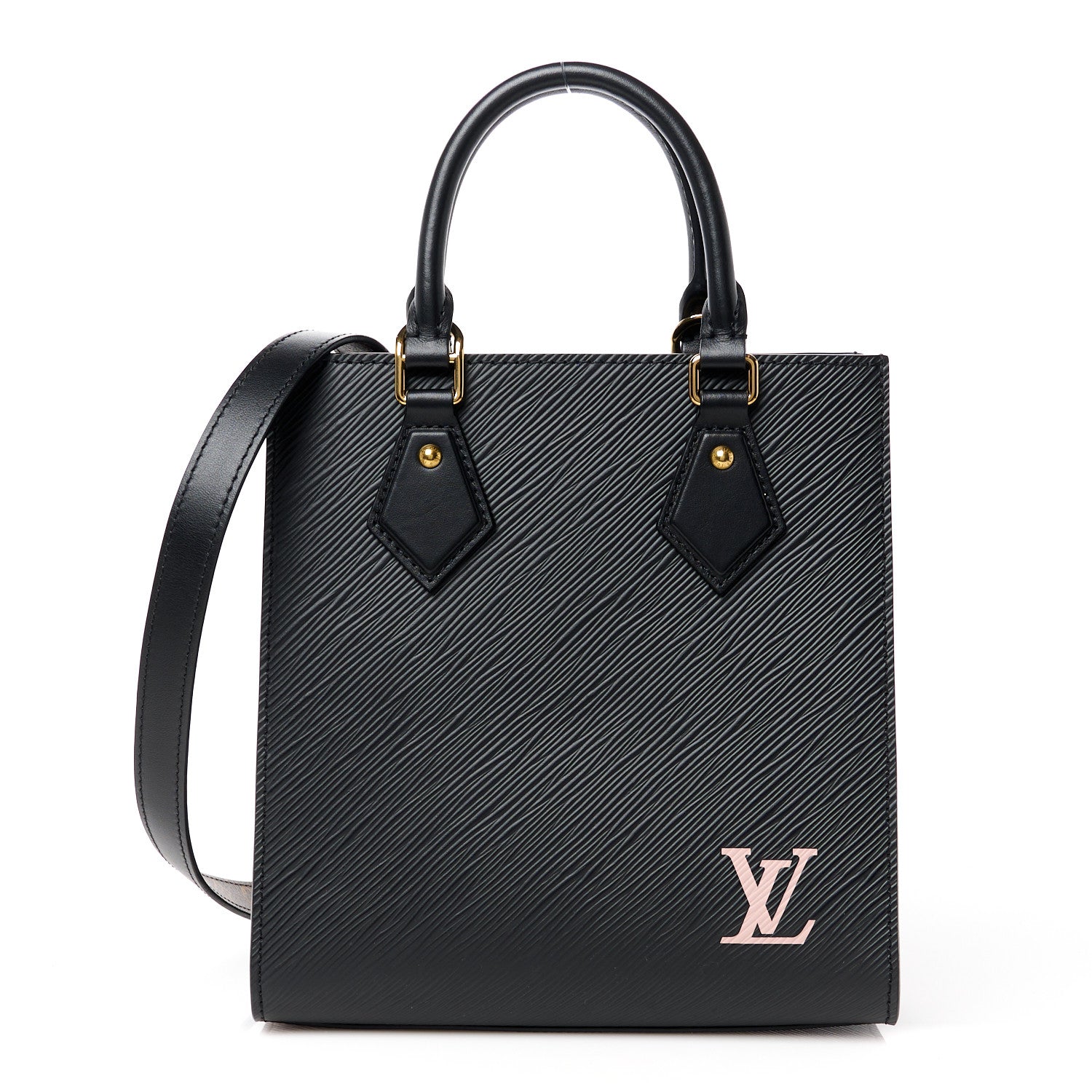 Louis Vuitton Epi Sac Plat BB Black 1 of 9