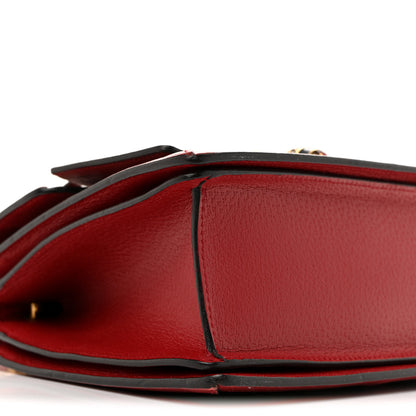 Gucci GG Supreme Monogram Small Queen Margaret Top Handle Bag Red 9 of 16