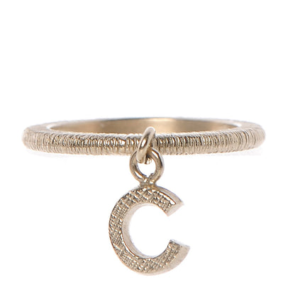 Chanel Logo Stackable Ring Set 4 of 6