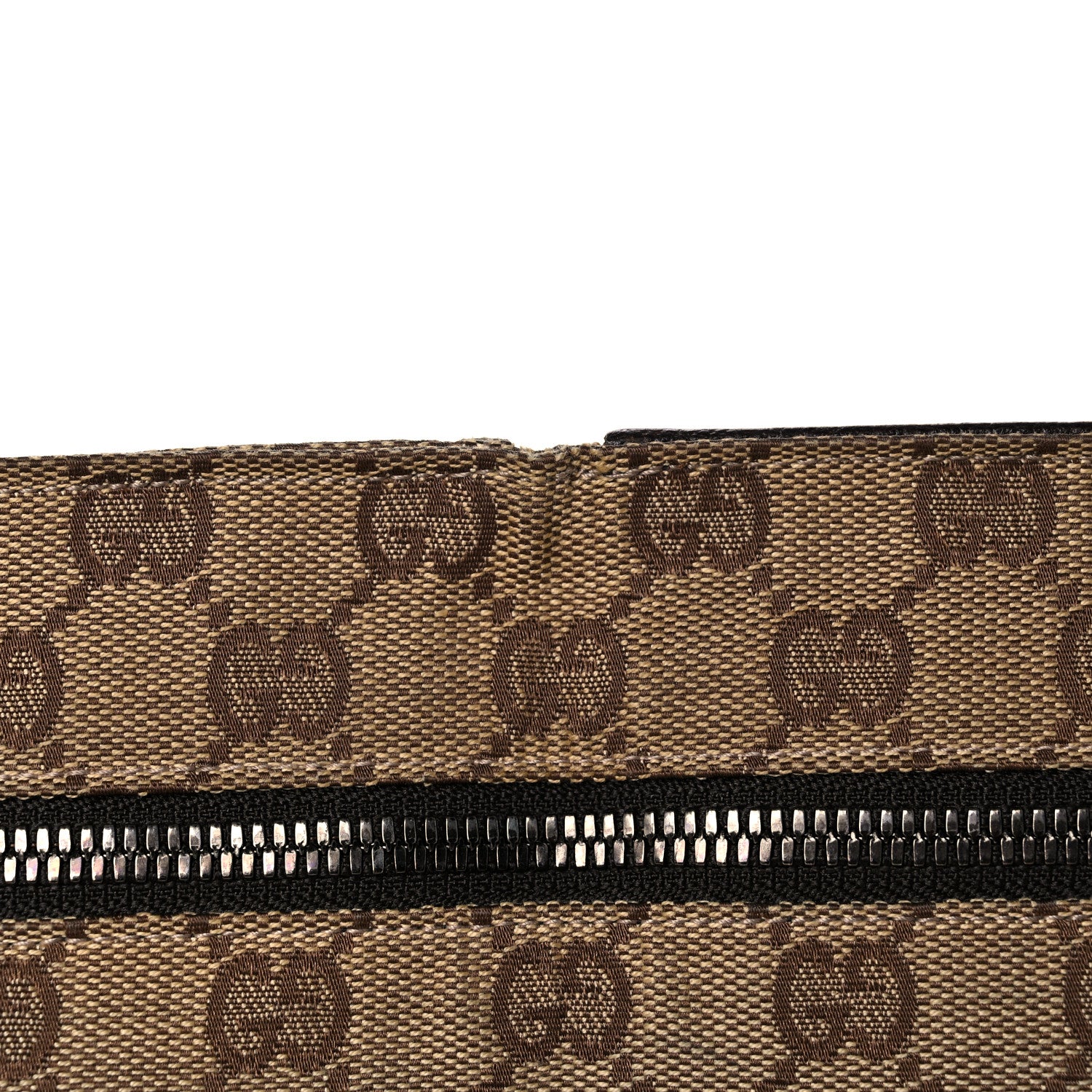Gucci GG Plus Monogram Double Pocket Belt Bag Dark Brown 17 of 21