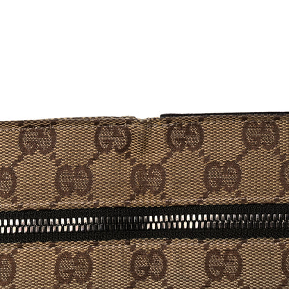 Gucci GG Plus Monogram Double Pocket Belt Bag Dark Brown 17 of 21