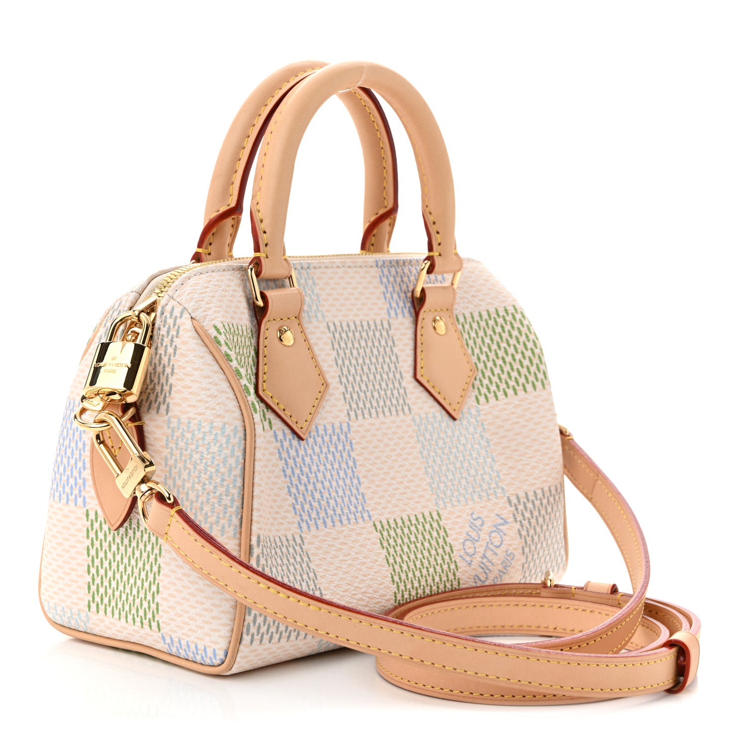Louis Vuitton Damier Giant Speedy Bandouliere 20 Pistachio 3 of 9
