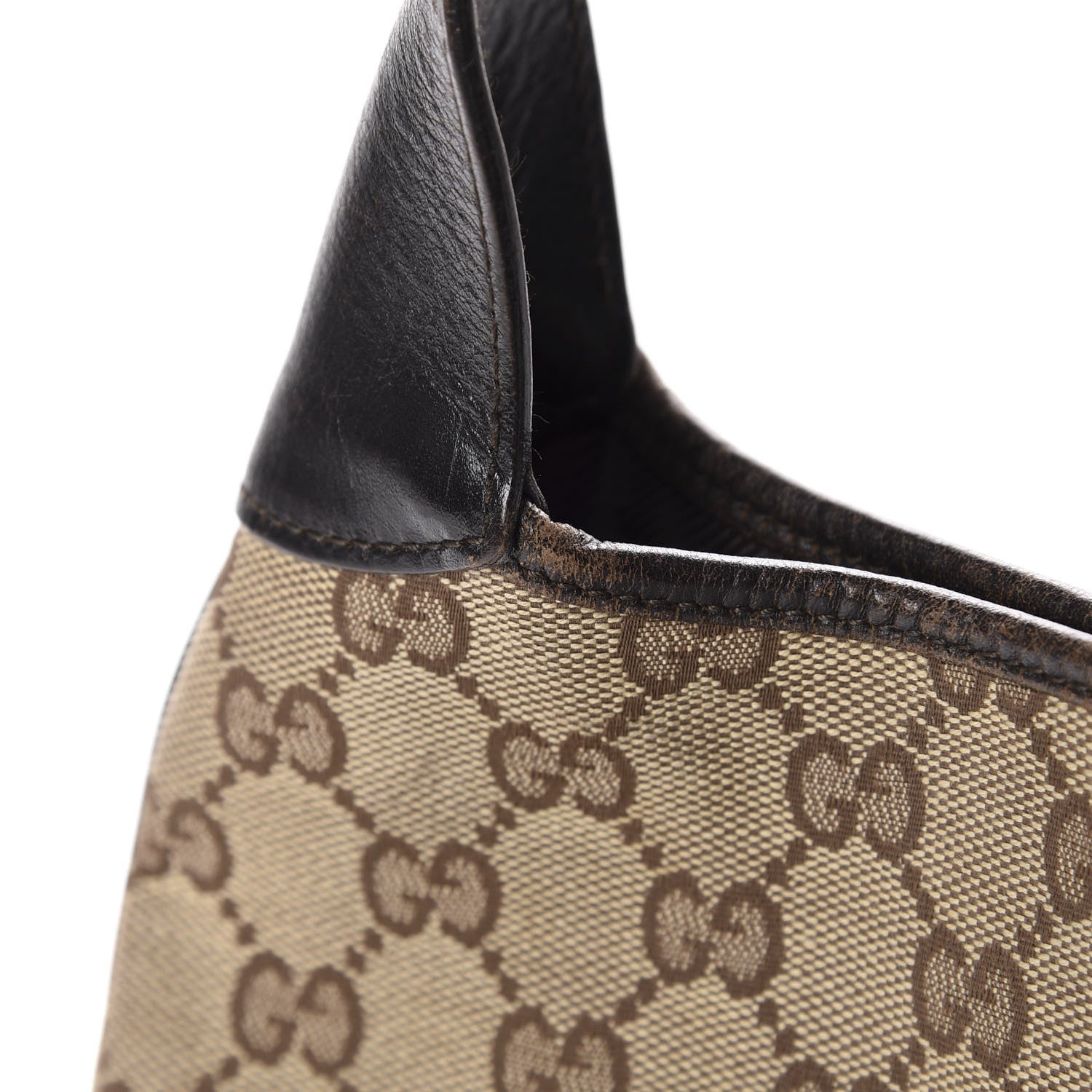 Gucci Monogram Web Jackie O Hobo Dark Brown 10 of 14