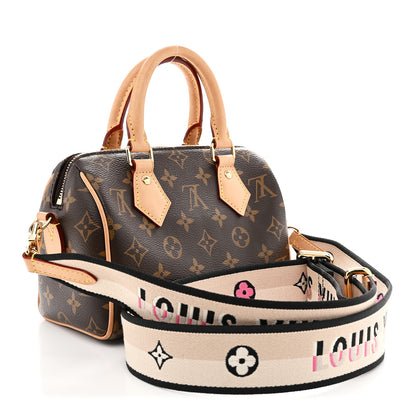 Louis Vuitton Monogram Speedy Bandouliere 20 Black 3 of 10