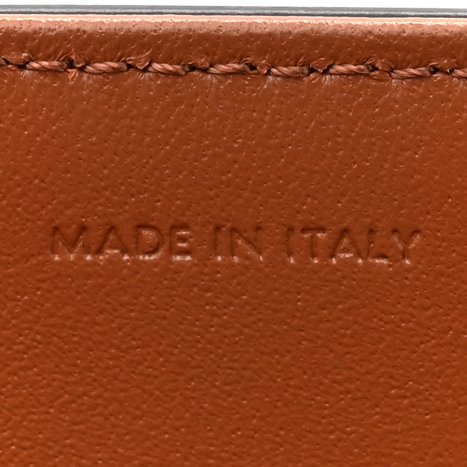 Celine Triomphe Canvas Calfskin Medium Triomphe Bag Tan 8 of 11