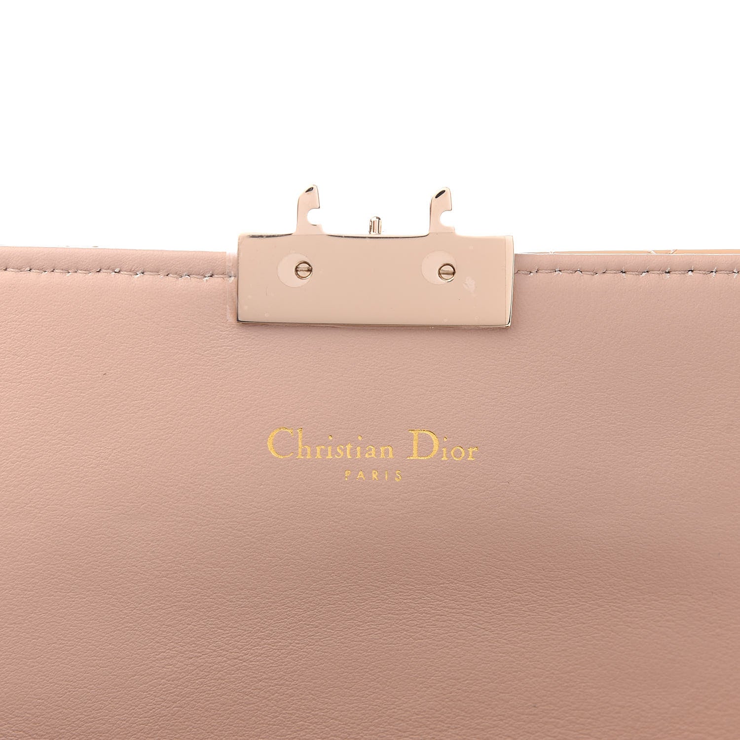 Christian Dior Patent Cannage Miss Dior Promenade Pouch Beige 5 of 8