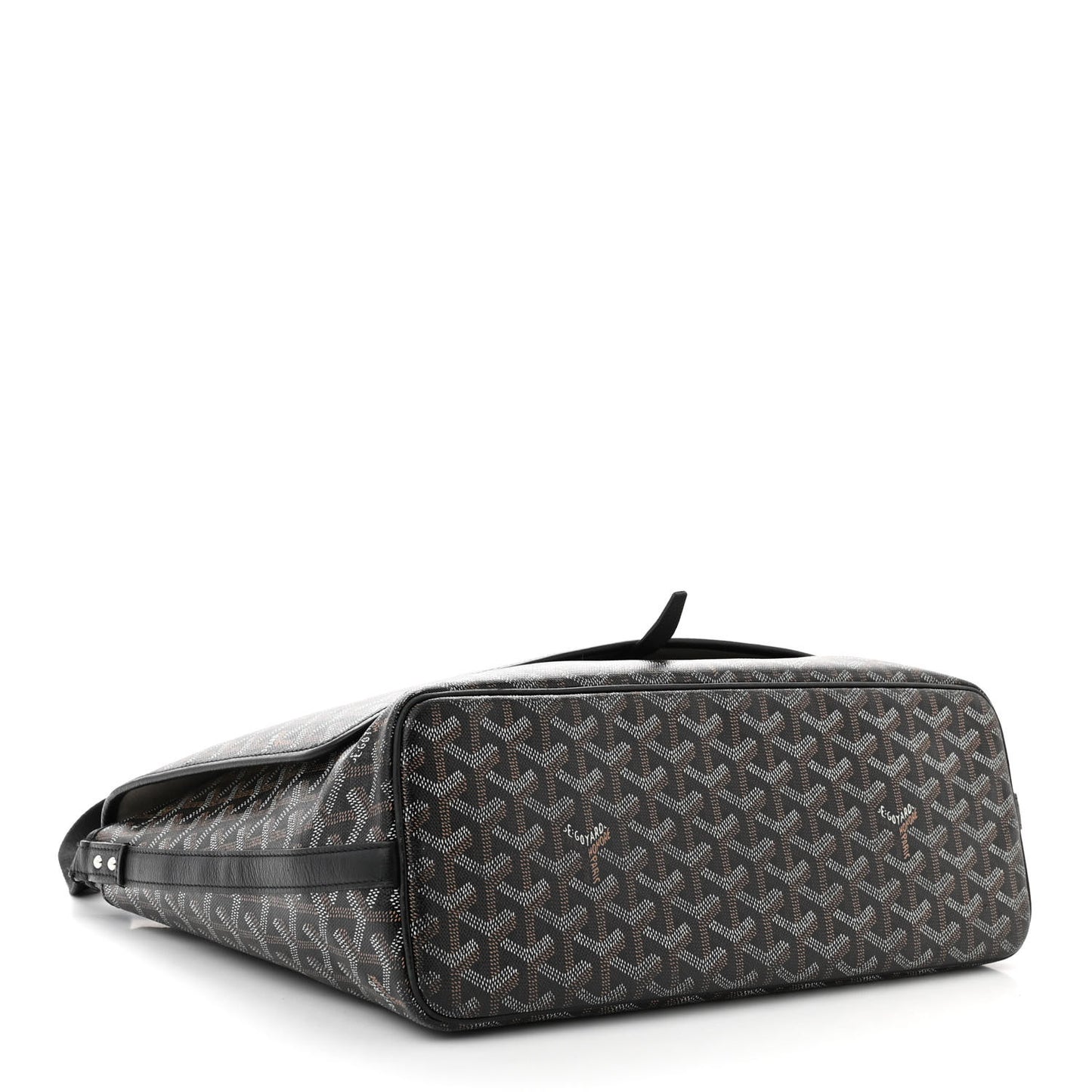 Goyardine Capetien Messenger Bag Black