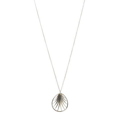 Tiffany 18K Yellow Gold Large Paloma Picasso Villa Paloma Palm Pendant Necklace 30 1 of 7