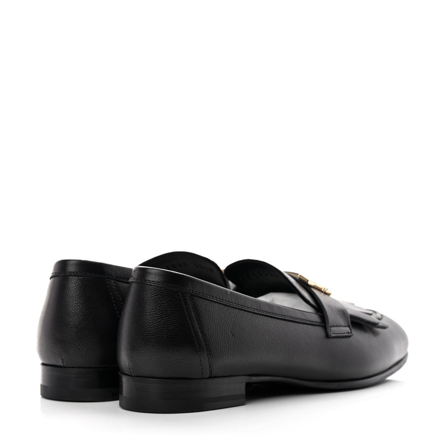 Goatskin Womens Royal Loafers 35.5 Black