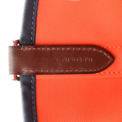 Hermes Toile Sac De Pansage Groom Bleu Navy Feu 9 of 13