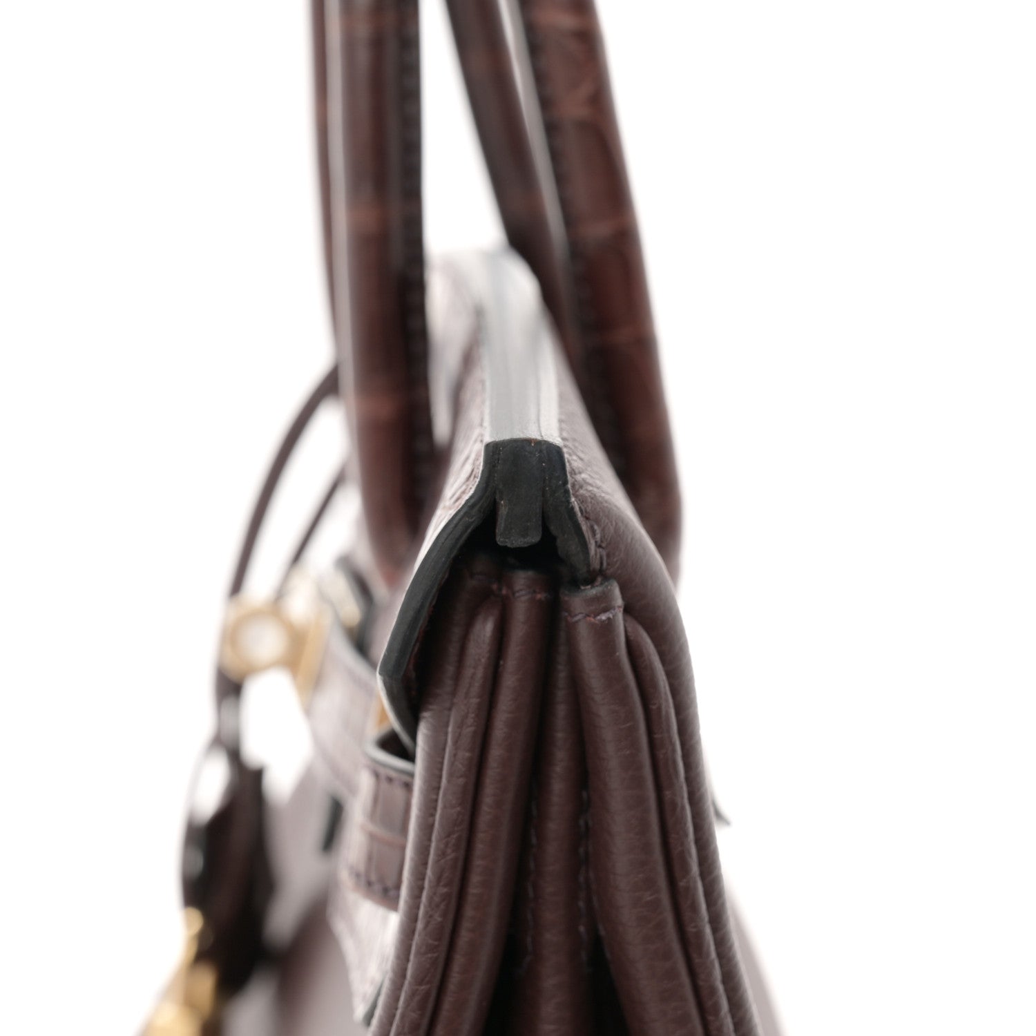 Hermes Togo Matte Alligator Birkin Touch 30 Rouge Sellier 13 of 14