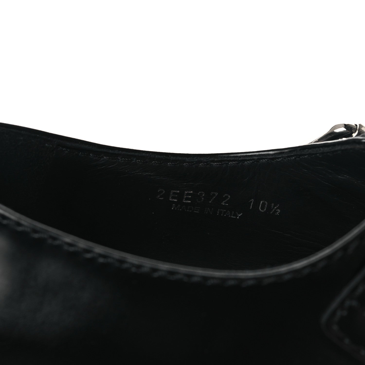 Prada Spazzolato Mens Mary Jane T Strap 40mm Loafers 10.5 Black 8 of 10