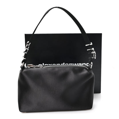 Alexander Wang Satin Crystal Heiress Pouch Black 11 of 11