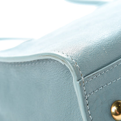 Saint Laurent Sheepskin Small Cabas ChYc Blue Glacier 13 of 22
