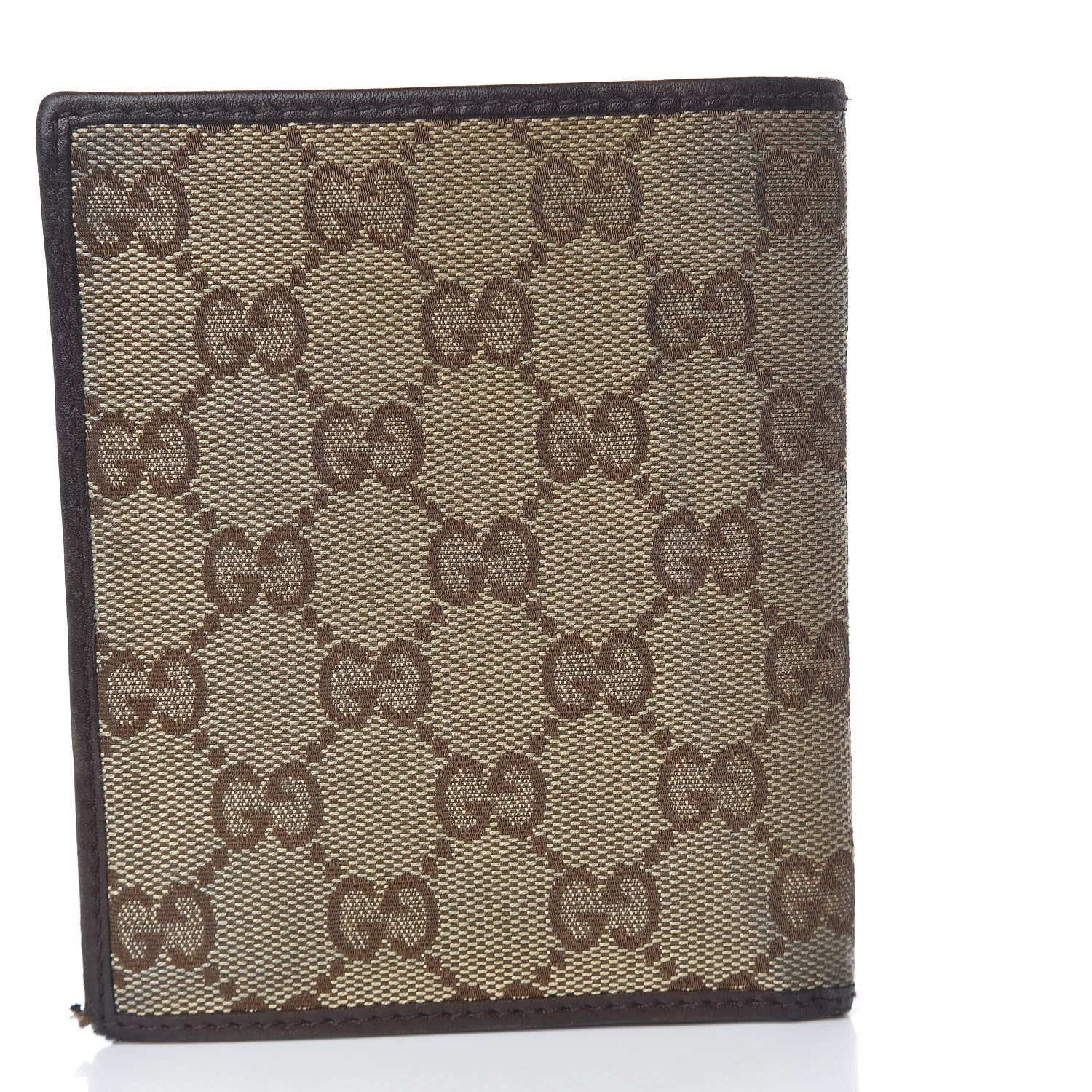 Gucci Monogram Mens New Britt Bi-Fold Wallet Dark Brown 13 of 14