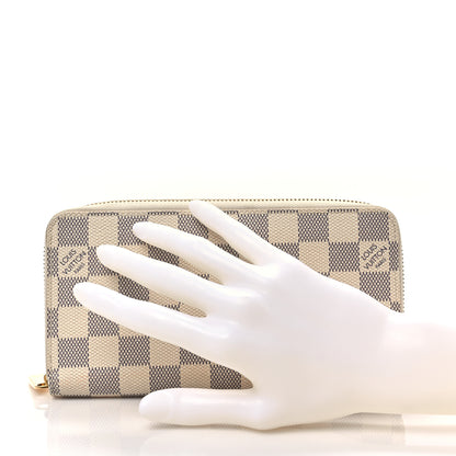 Louis Vuitton Damier Azur Zippy Wallet 2 of 6