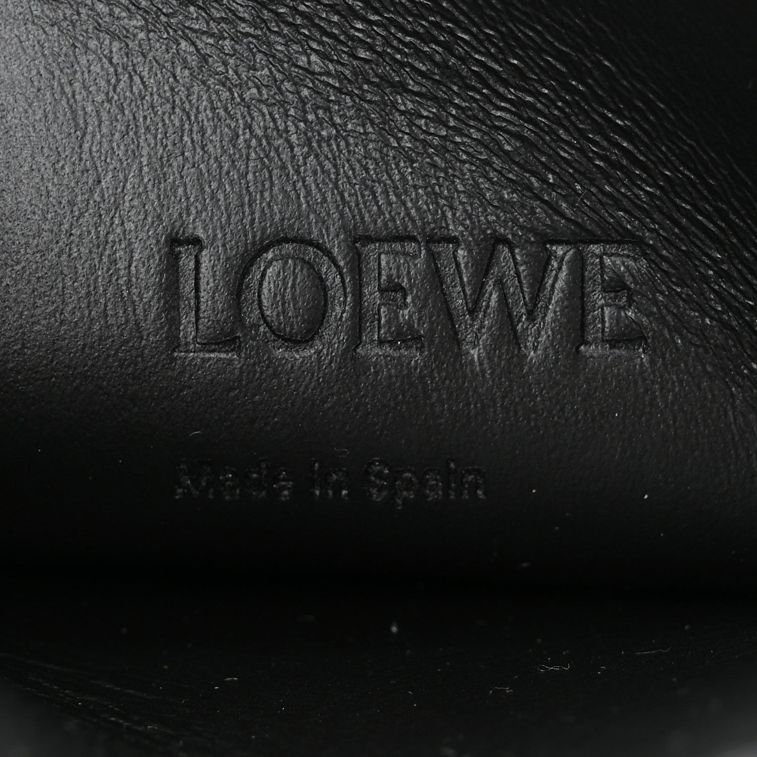 Loewe Smooth Calfskin Dice Pocket Black 6 of 9