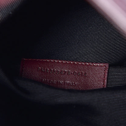 Saint Laurent Calfskin Medium Rider Bucket Bag Bordeaux 7 of 7