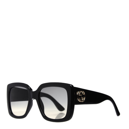 Gucci Acetate Square Frame Sunglasses GG0141S Black 1 of 8