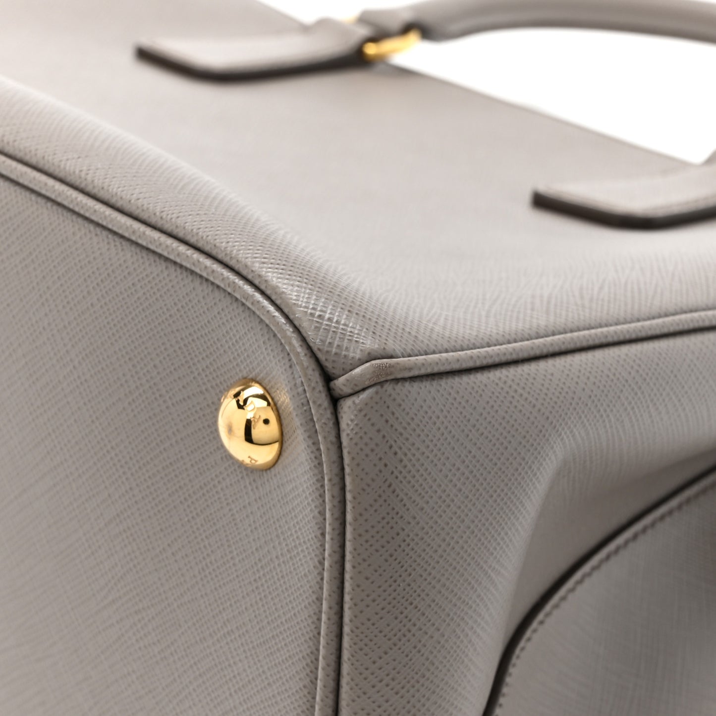 Saffiano Medium Galleria Double Zip Tote  Argilla