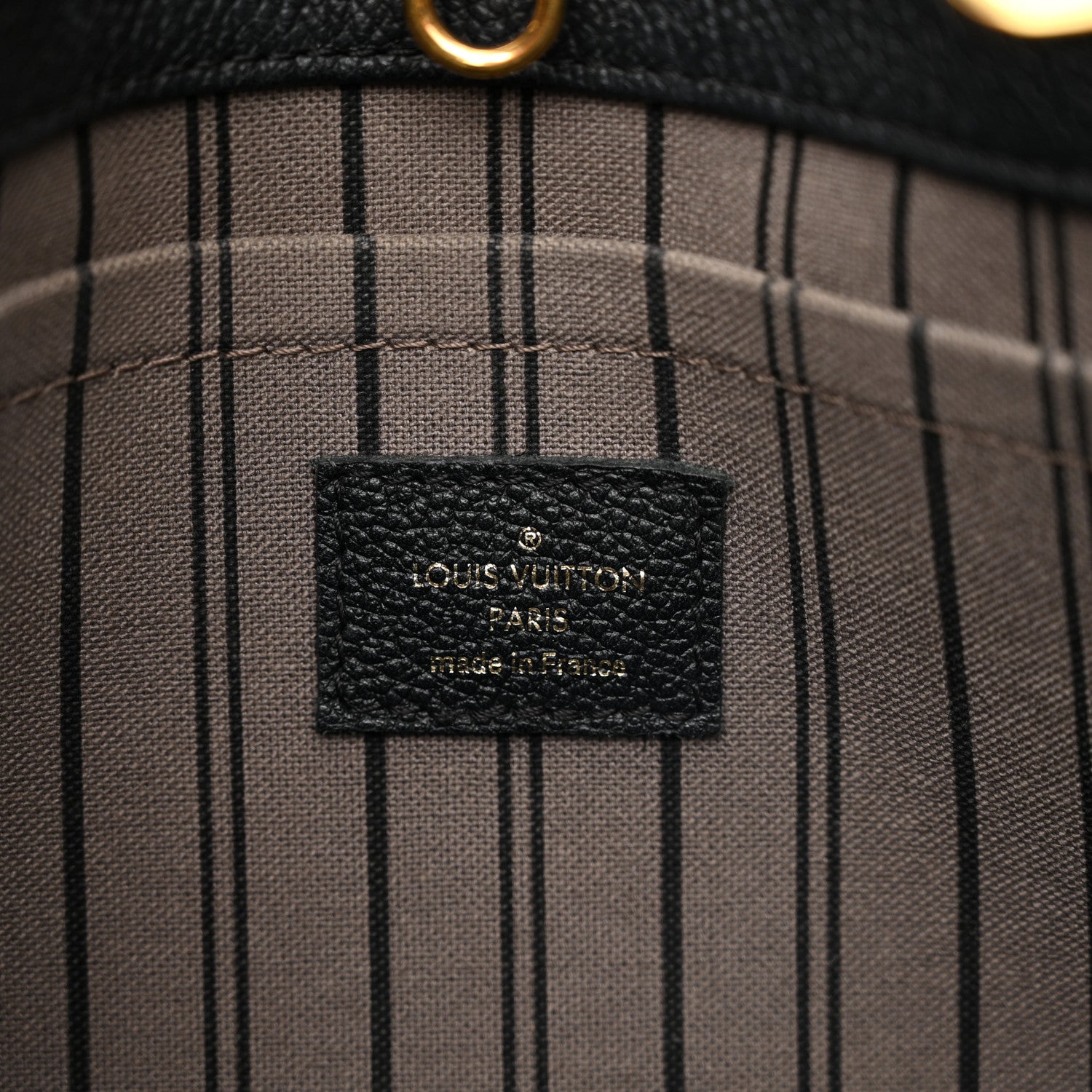 Louis Vuitton Empreinte Montaigne MM Black 6 of 13
