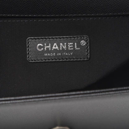 Chanel Caviar Quilted Medium Boy Flap Black 6 of 11