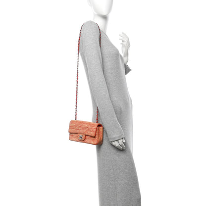 Chanel Patent Calfskin Striped Mini Rectangular Flap Red 2 of 10