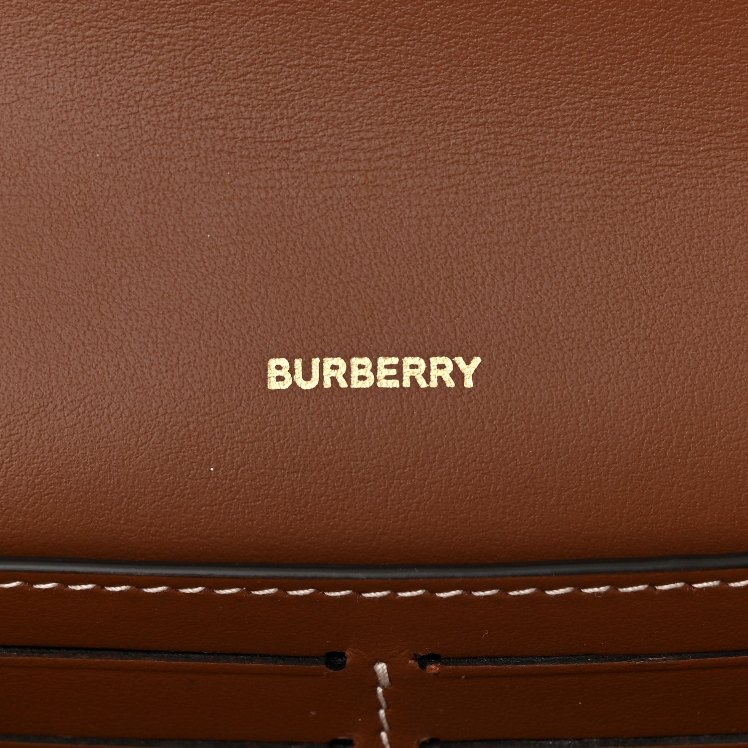 Burberry Calfskin Vintage Check Wallet With Detachable Strap Archive Beige Tan 6 of 10
