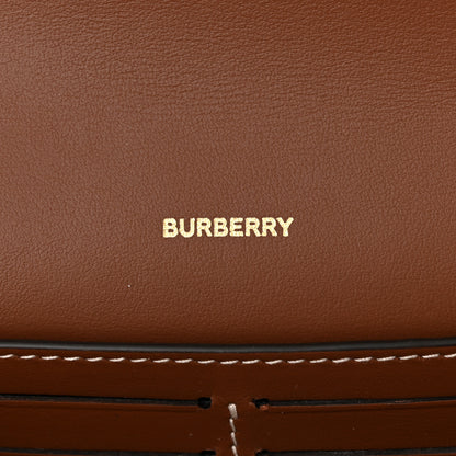 Burberry Calfskin Vintage Check Wallet With Detachable Strap Archive Beige Tan 6 of 10